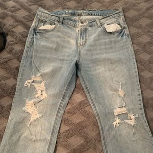 Old Navy ripped boyfriend jeans